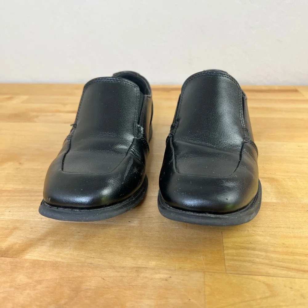 Sonoma Loafers Boys Size 1 Black Slip On Memory Foam Wedding Formal